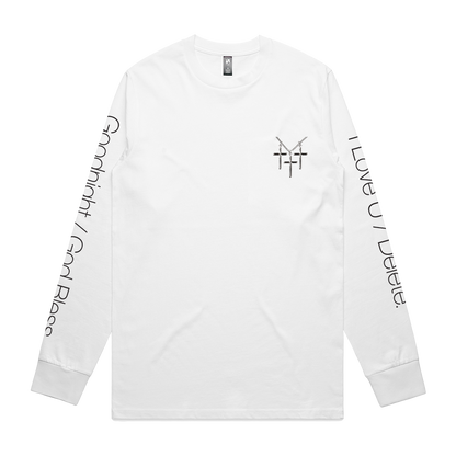 ††† Crosses Rosary White Long Sleeve