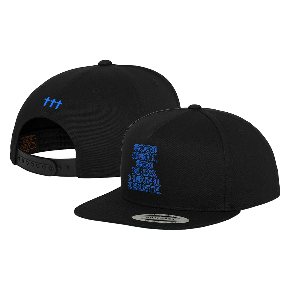 ††† GNGBILUD Black Snapback Hat