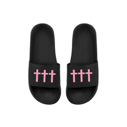 SOLD OUT ††† Pink Crosses Slides