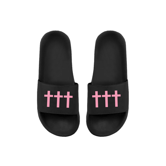 SOLD OUT ††† Pink Crosses Slides