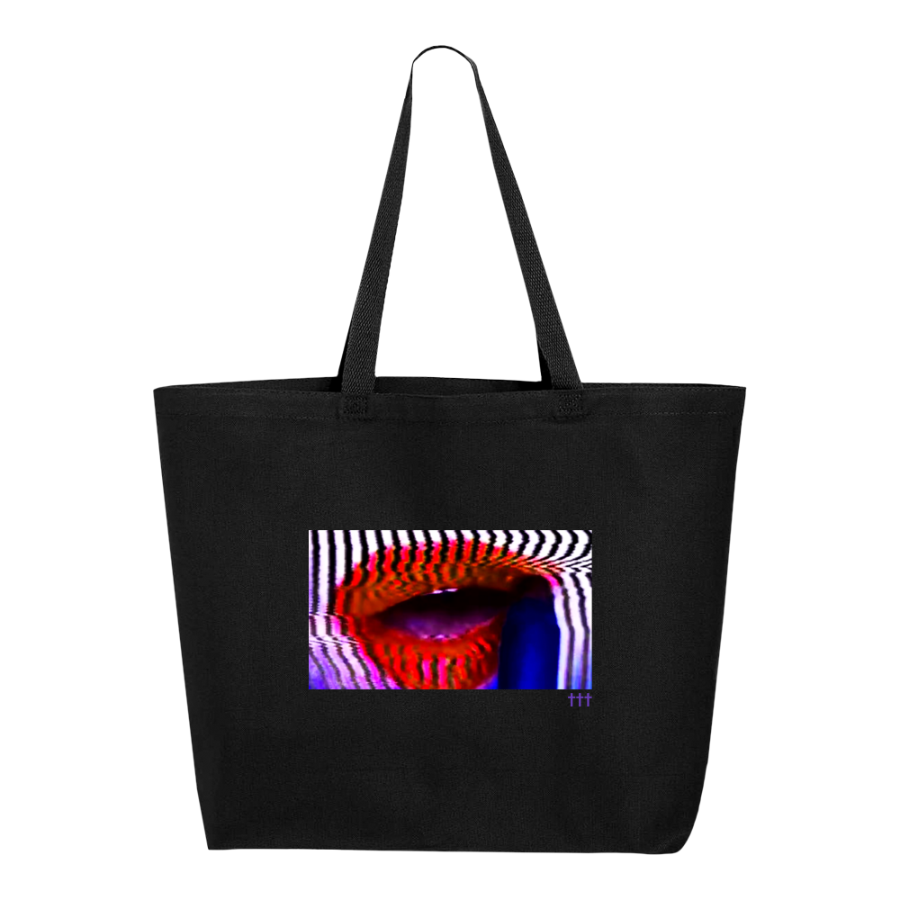 ††† Crosses This Is A Trick Black Tote Bag